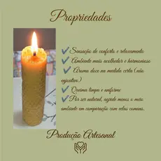 Vela de Mel Artesanal Kit 2 Unidades | Vela Decorativa Colmeia Favo de Mel | Vela Aromática Presente 🍯🐝