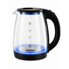 Chaleira Elétrica De Vidro 2 Litros LED para Chá Café Esquentar Agua Desligamento Automático
