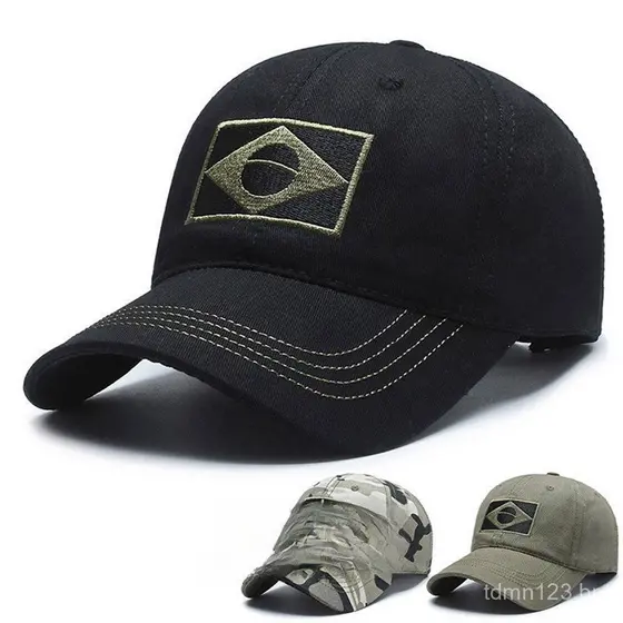 Boné Tático de Camuflagem Premium e Boné Snapback Militar para Adultos