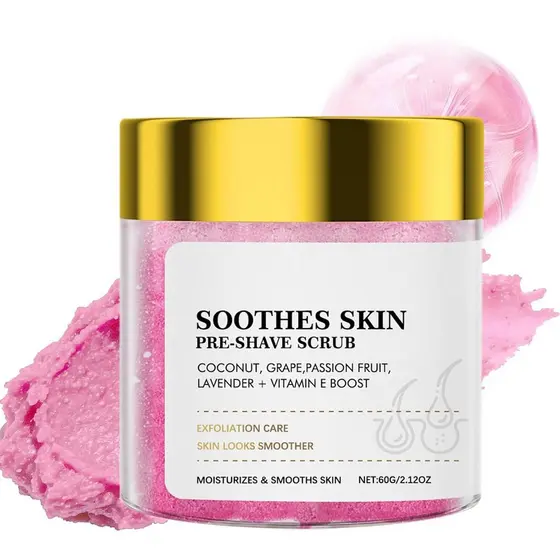 Esfoliante para Manchas Escuras – Esfoliante Pré-Barba que Acalma a Pele para Manchas Escuras e Pele Seca – Esfolia e Ac