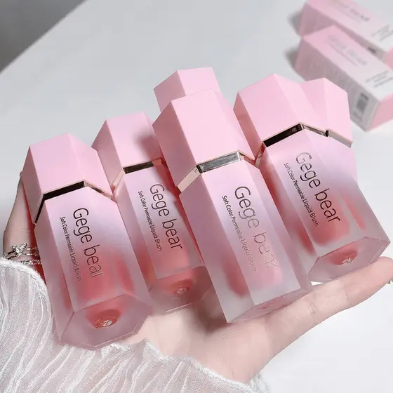 Gege Bear Blush Líquido Soft Glow – Efeito Natural e Longa Duração