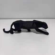 Escultura Pantera Decorativa 3D Geométrica Estátua Decoração Sala Moderna Minimalista Low Poly