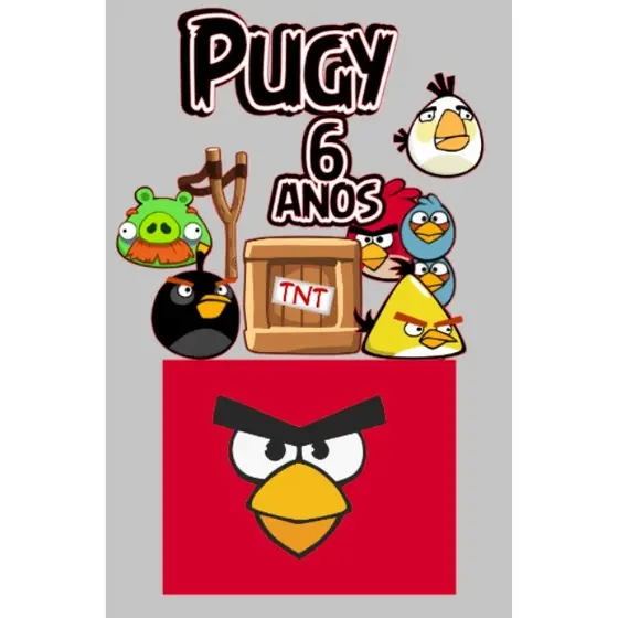 Topo Topper De Bolo Pugy - Topo Personalizado C/ Nome e Idade