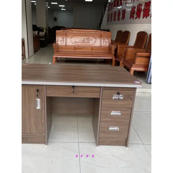 Mesa avançada resistente ao desgaste novo estilo com fechadura com gaveta 1.2m 1.4m mesa de escrita mesa de escritório d