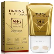 Creme Firmador para Pescoço AH-8 com Rolo - Hidratante Antienvelhecimento para Pescoço e Peito - Levanta, Tonifica, Hidr