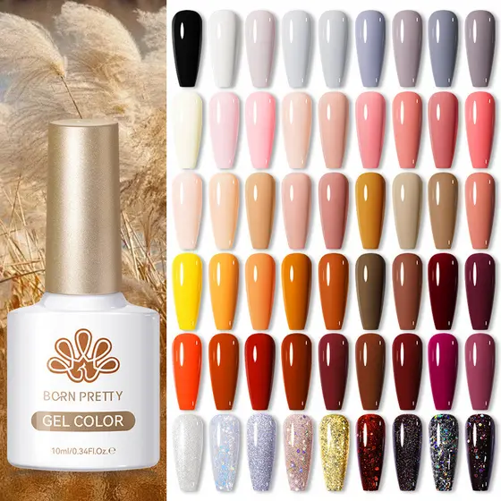 [Esmalte de manicure] Conjunto completo de cola para esmalte de manicure, cola para fototerapia, 130 cores, cola UV para