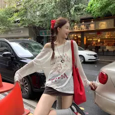 Blusa protetora solar solta com ombro oblíquo e manga comprida
Feminino Feminino Feminino Feminino Feminino Feminino Fem