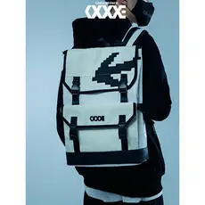 COEXISTÊNCIA Pixel Estilo Mochila de Grande Capacidade Casual Mochila Diária Masculino Estudante All-Match Bolsa Escolar