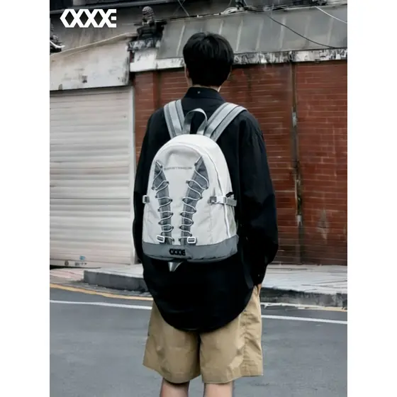 Coexistência mochila de lazer ao ar livre masculino feminino estudantes universitários leve grande capacidade Commuter c