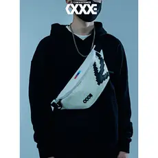 COEXISTENCE Street Wear ins Bolsa mensageiro masculina esportiva bolsa de peito All-Match Casual bolsa de ombro exclusiv