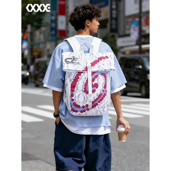 Coexistência grande capacidade mochila Commuter computador saco ao ar livre masculino estudante universitário saco de es