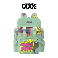 COEXISTENCE2026 Novo Estilo Graffiti Mochila Homens Mulheres Grande Capacidade Mochila Moderna Estudante Bolsa para Comp