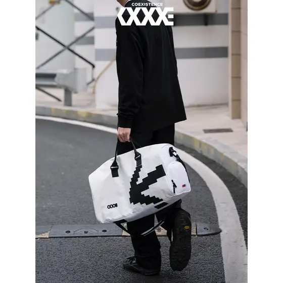 COEXISTÊNCIA Bolsa de viagem masculina de grande capacidade para esportes Academia Bolsa de separação seca e úmida Bolsa