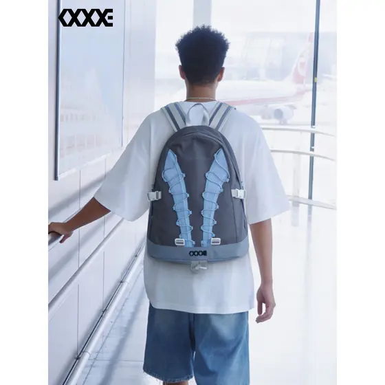Coexistência mochila masculina estudante universitário esportes mochila na moda feminina estudante do ensino médio saco