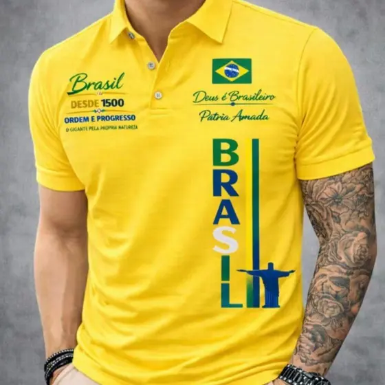 Impressão 3D impressa camisa polo superior respirável dissipação de calor respirável