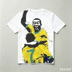 Camiseta Brasil Verde Amarelo Estampada - Fibra de Poliéster Respirável