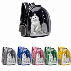 Mochila Pet Astronauta Visão Panorâmica para Cachorro e Gato