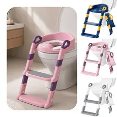 Assento Com Escadinha Desfralde Troninho Infantil Macio Redutor Infantil Vaso