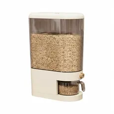 Pote Armazenador de Grãos 10kg com Dosador e Sistema Hermético | Ideal para Arroz, Feijão e Cereais