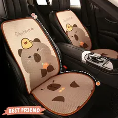 Conjunto de almofadas para assento de carro para todas as estações, bonito e acessível, com suporte lombar, design perso