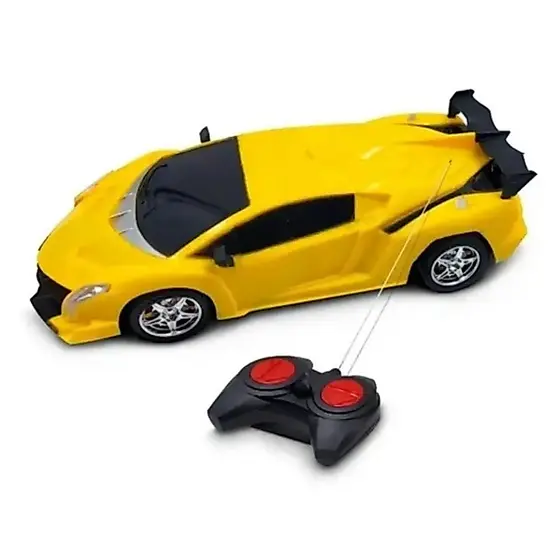 Carrinho de controle remoto Sport - Amarelo