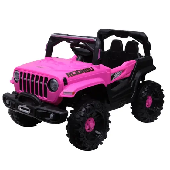 Carro Ele Jipe Off Road Rosa 12V