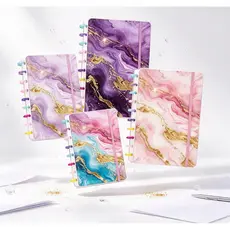 Caderno com discos removíveis  Inteligente  Recarregavel A5/B5 Grande Capa Dura 80 Folhas