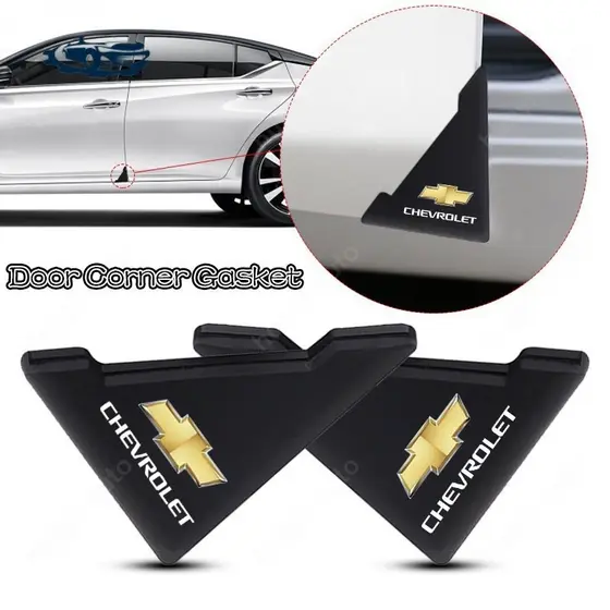Oferta por Tempo Limitado � �     2/4 Peças Protetor de Canto de Porta de Carro em Silicone Anticolisão Chevrolet Acessó
