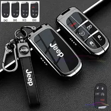 Capa para Chave de Carro com Proteção Automática para Jeep Renegade Compass Grand Cherokee Chrysler 300C Wrangler Dodge