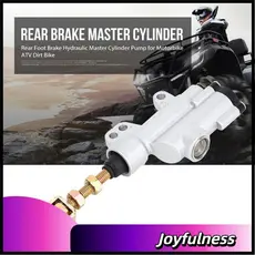 Joyfulness-br Joyness-br Bomba de cilindro mestre hidráulico de freio pé traseiro universal ATVs moto ATV Dirt Bike
