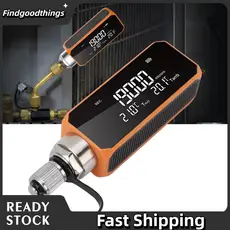 Findgoodthings-br Medidor de vácuo digital Teste multifuncional preciso à prova de óleo com notificação de valor alvo