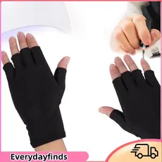Everydayfinds-br Everydayfinds-br CFTGIW Luvas profissionais de fibra de algodão anti-luvas para arte em unhas