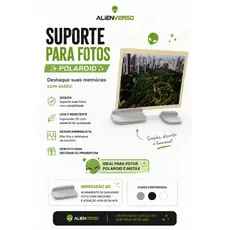 Porta Fotos Polaroid e Instax – Suporte Minimalista em Impressão 3D