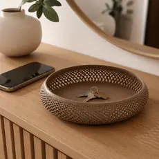 Porta Chaves de Mesa Organizador Decorativo para Objetos Geometric com ou sem Tampa