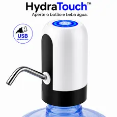 Bomba de Água Automática Recarregável USB para Galão 10L e 20L Touch