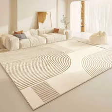[Novo produto] Tapete de sala de estar estilo creme tapete simples cabeceira do quarto tapete antiderrapante sofá domést