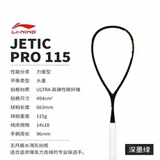 Li Ning raquete de Squash novo estilo profissional competição treinamento dedicado raquete preto leve durável equipament