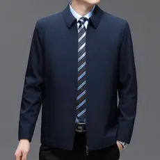 Primavera outono jaqueta masculina casaco com zíper jaqueta gola lapela All-Match jaqueta Casual masculina topo K-B68
