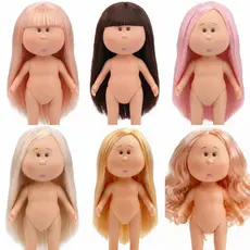 Espanha 24cm boneca de batata mia boneca nua/corpo DIY boneca artesanal
