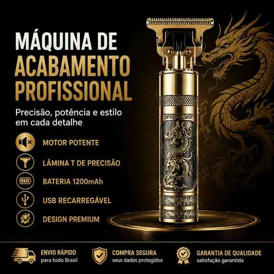 máquina de cortar cabelo e Aparar Pelos Corpo Perna Sem Fio Profissional