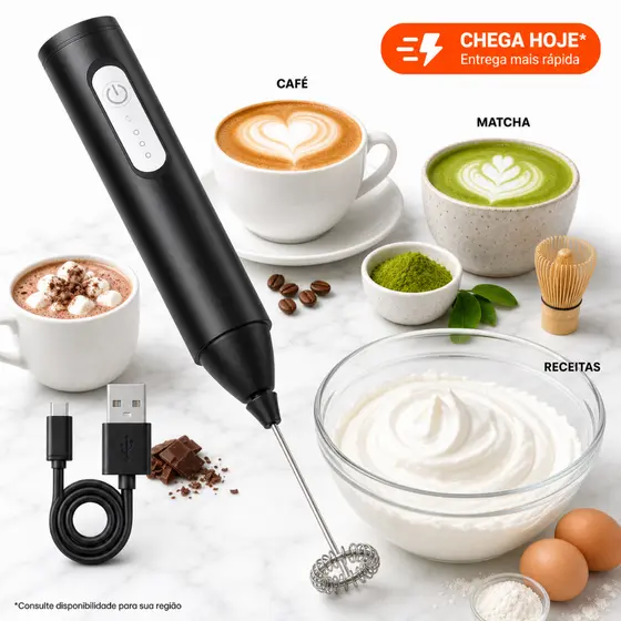 Mini Mixer Misturador Bebidas Ovos Portátil Elétrico Bateria 008