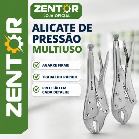 Alicate de Pressão - Alicate de Pressão 10 POLEGADAS ZENTOR