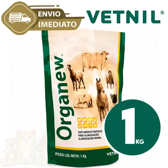 Organew Probiótico Suplemento Alimentar Proteina Proteico 1kg Vetnil Envio Imediato