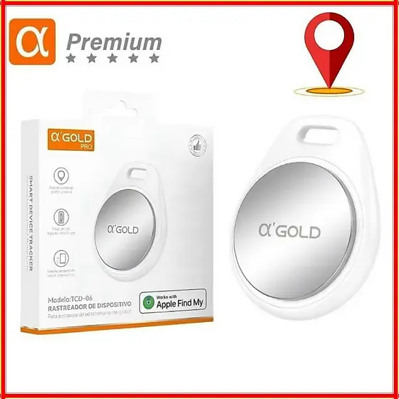 Smart Tag Rastreador GPS Localizador (Apple Find My) Air Tag Inteligente original A'GOLD TCD-06