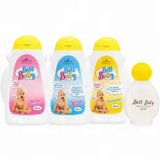 Kit Higiene Infantil Bell Baby 4 Itens