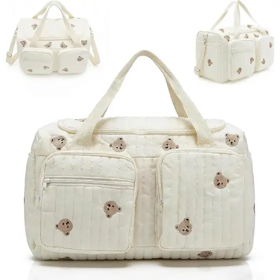 Bolsa Maternidade e Viagem Acolchoada, Bolsa Grande para Troca de Bebê e Maternidade Hospitalar, Bolsa Hospitalar para B