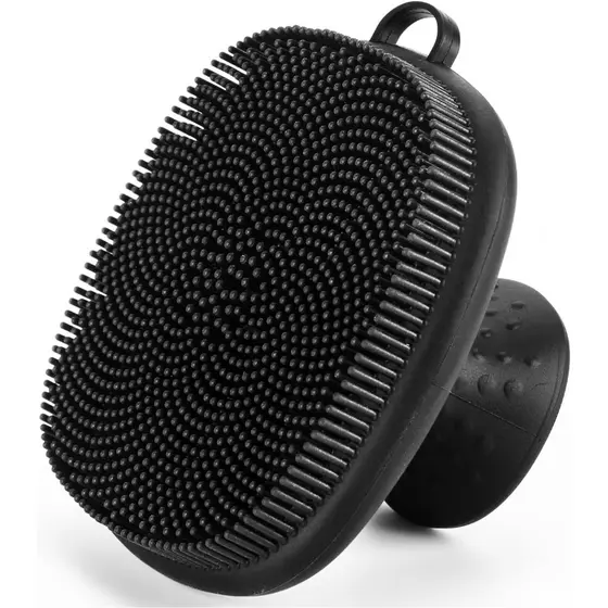 Escova Esfoliante Facial, Escova de Limpeza Facial de Silicone SANLESS para Homens, Escova Manual à Prova d'Água para Es