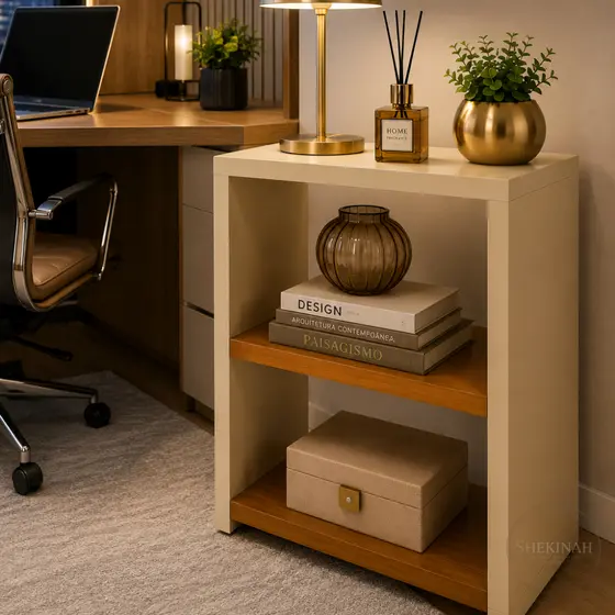 Mesa de Cabeceira para Quarto Charme Retrô Várias Cores Apoio de Cama Mesinha Mesa de Apoio MDP/MDF