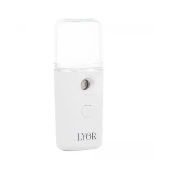 Umidificador de Ar Portátil de Plástico Recarregável com Entrada USB Branco 35ml - Lyor