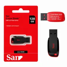 Pendrive Cruzer Blade 128GB USB Flash Drive Portátil Para Notebook